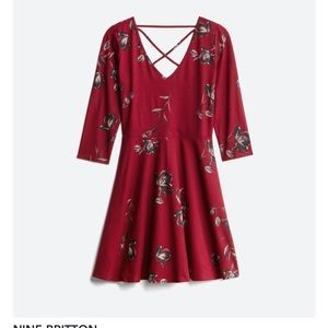 Nine Britton Brianna Back Detail Brush Knit Dress